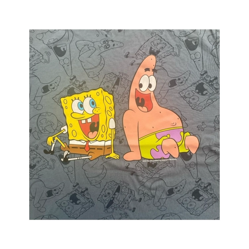 POLERA BOB ESPONJA Y PATRICIO AZUL NIÑO - 2