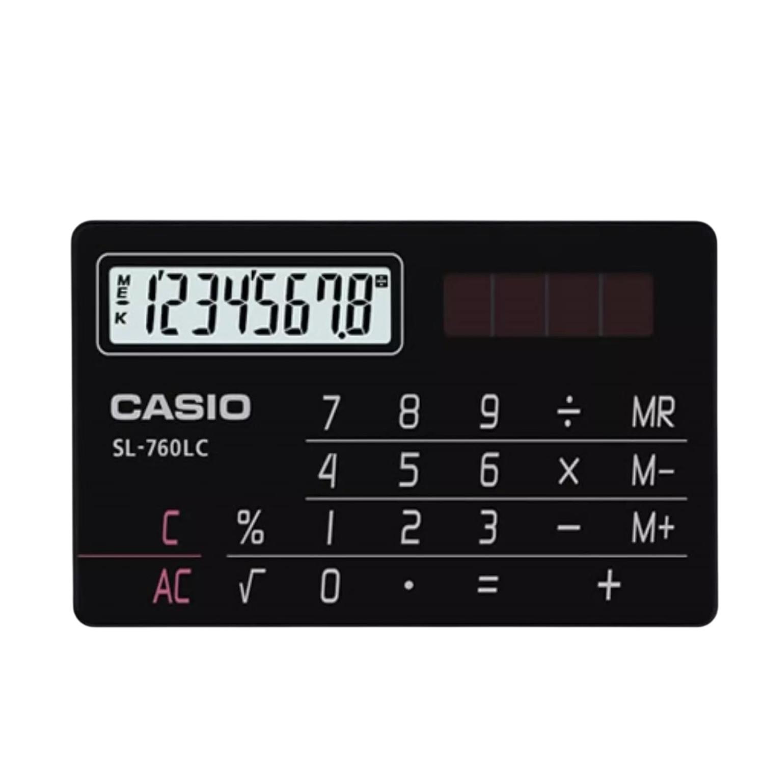 CALCULADORA CASIO SL-760LC-BK-W-DH - 1
