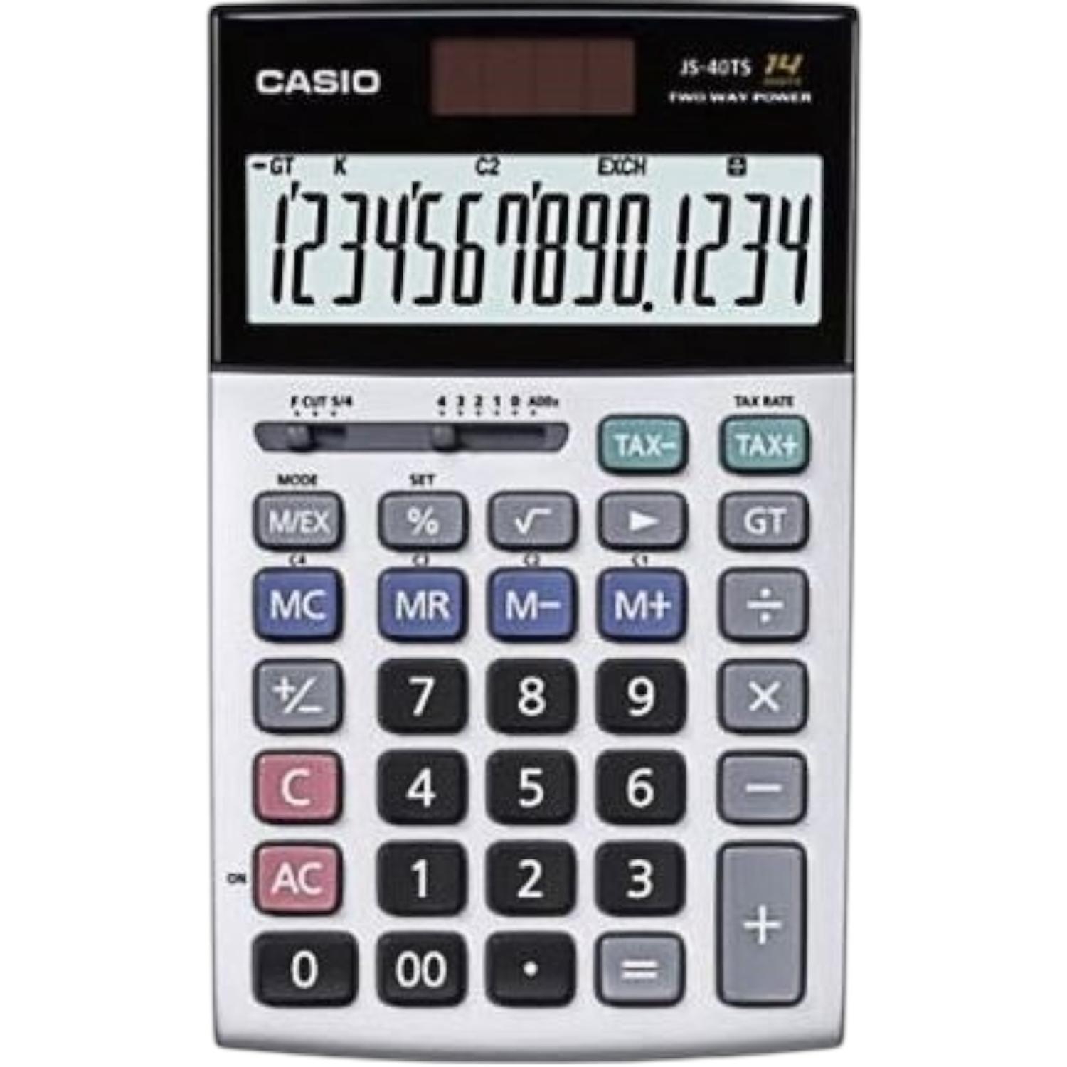 CALCULADORA CASIO JS-40TS-W-DH - 1