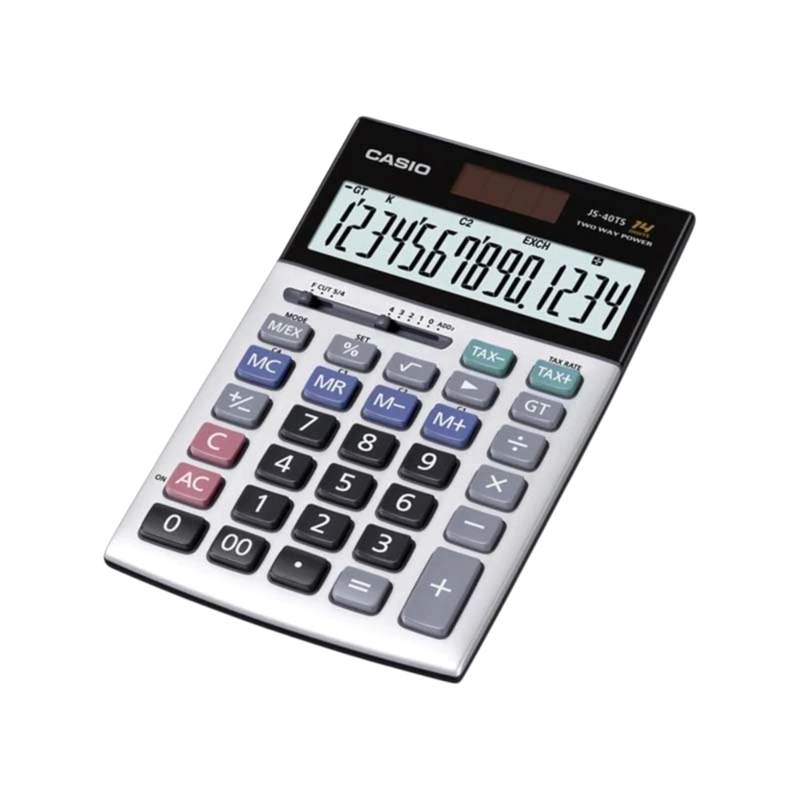 CALCULADORA CASIO JS-40TS-W-DH - 2