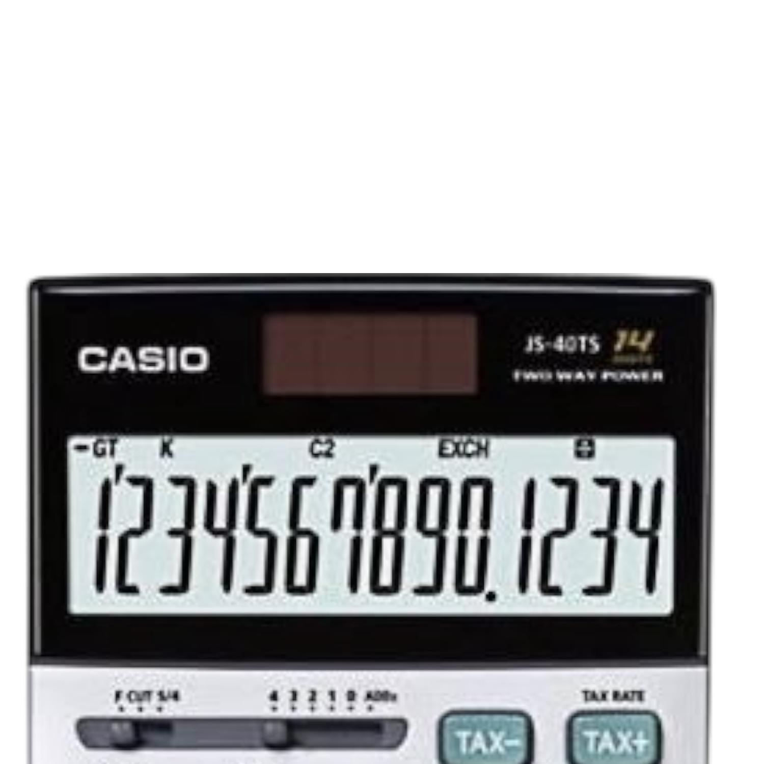 CALCULADORA CASIO JS-40TS-W-DH - 3
