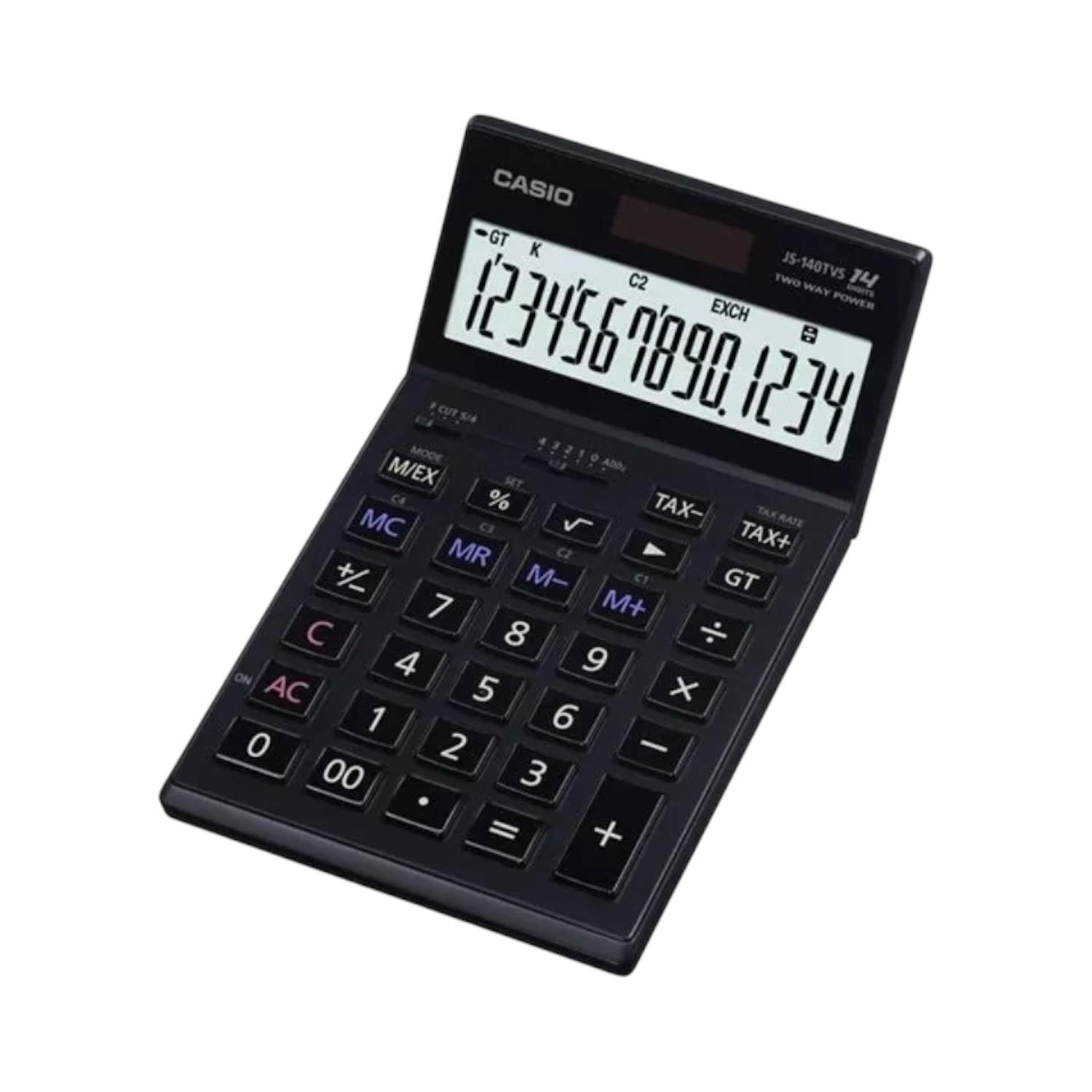 CALCULADORA CASIO JS-140TVS-BK - 1