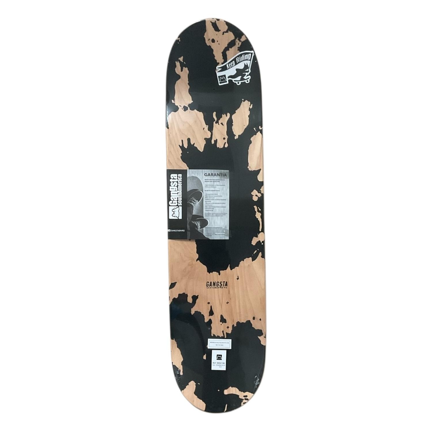 TABLA DE SKATE PATINETA GANGSTA ICONGRAM TIE DYE 8.25 - 2