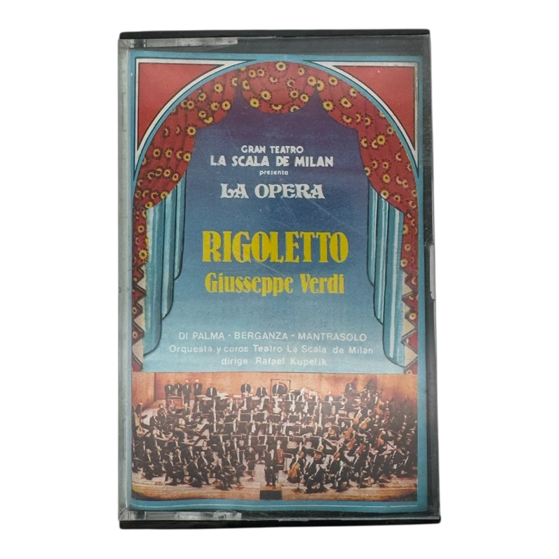 CASSETTE OPERA RIGOLETTO GIUSEPPE VERDI NUEVO - 1