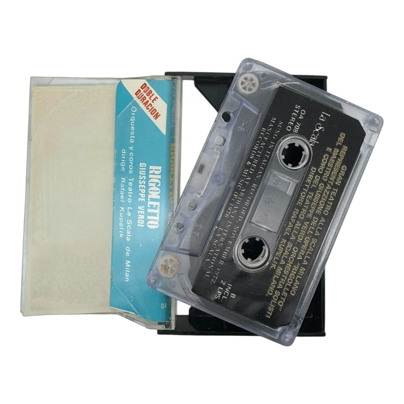 CASSETTE OPERA RIGOLETTO GIUSEPPE VERDI NUEVO - 3