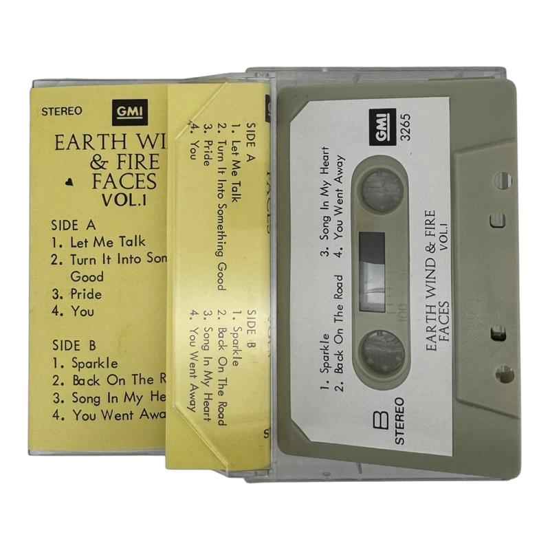CASSETTE FACES VOL. 1 EARTH WIND & FIRE NUEVO - 4
