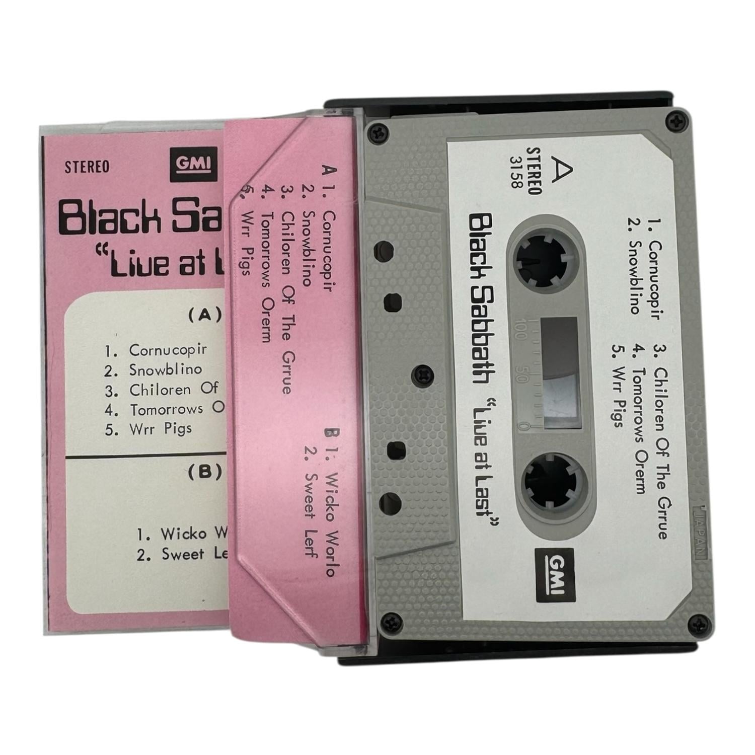 CASSETTE BLACK SABBATH LIVE AT LAST NUEVO - 3