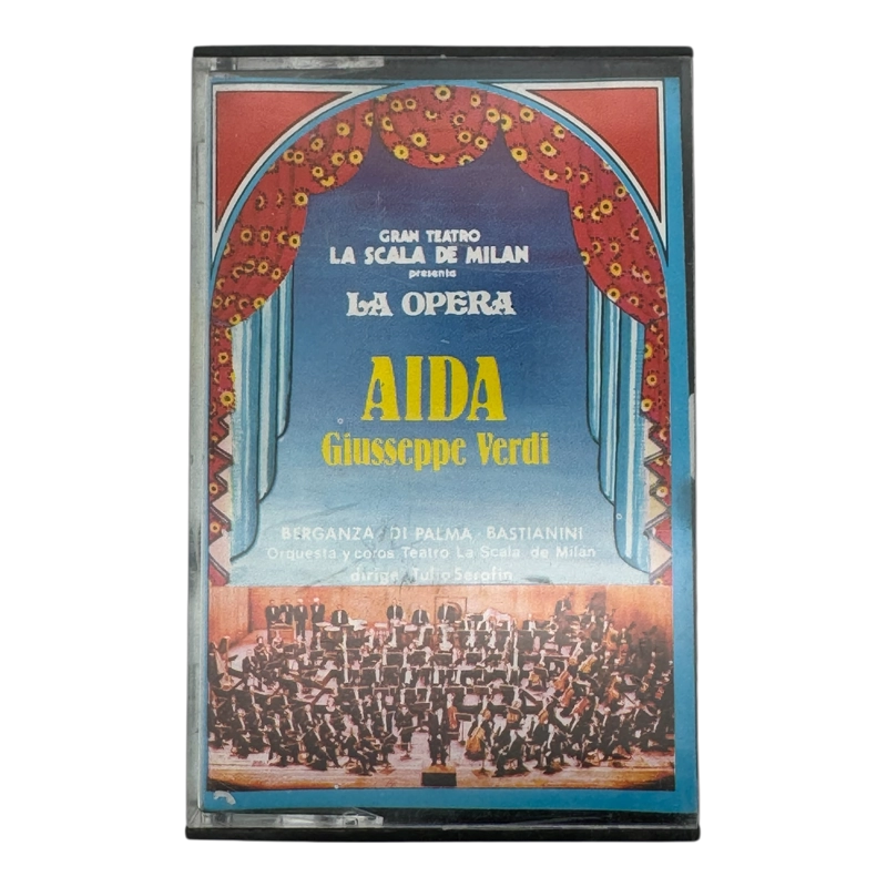 CASSETTE OPERA AIDA GIUSEPPE VERDI LA SCALA NUEVO - 1
