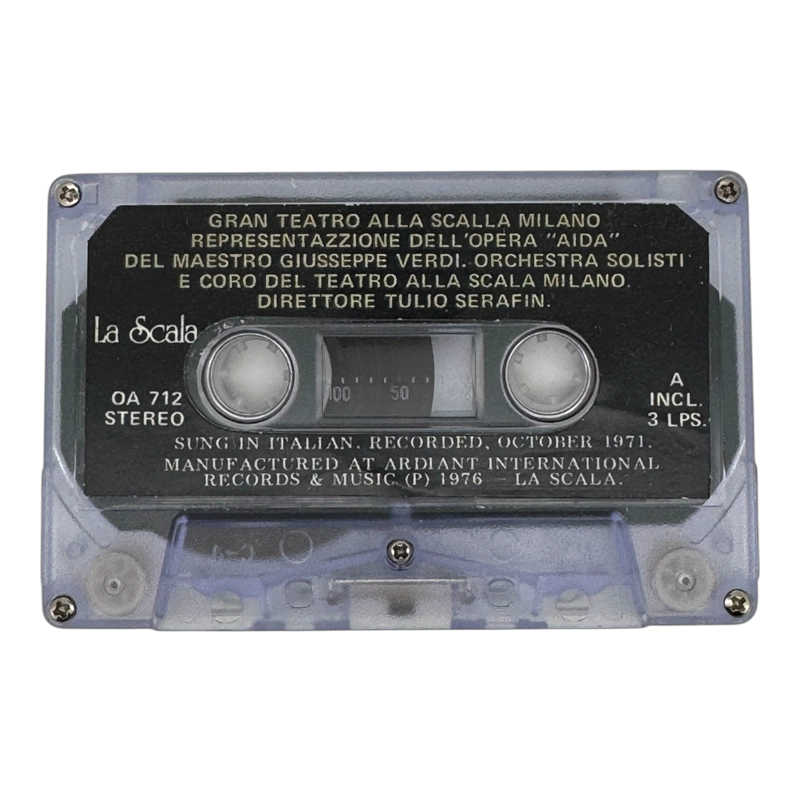 CASSETTE OPERA AIDA GIUSEPPE VERDI LA SCALA NUEVO - 5