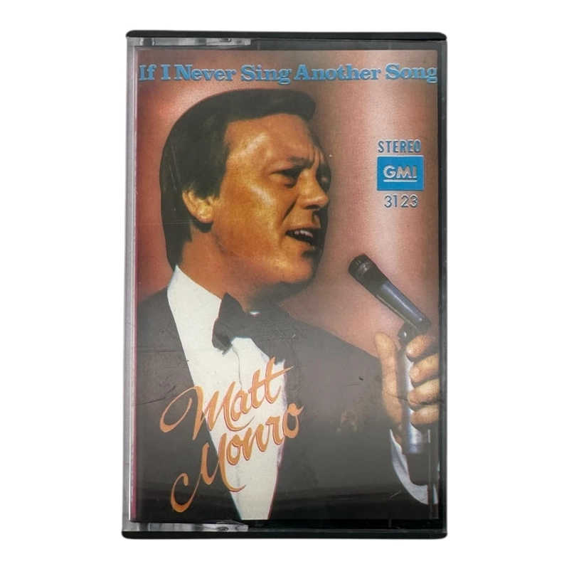CASSETTE MATT MONRO IF I NEVER SING ANOTHER SONG NUEVO - 1