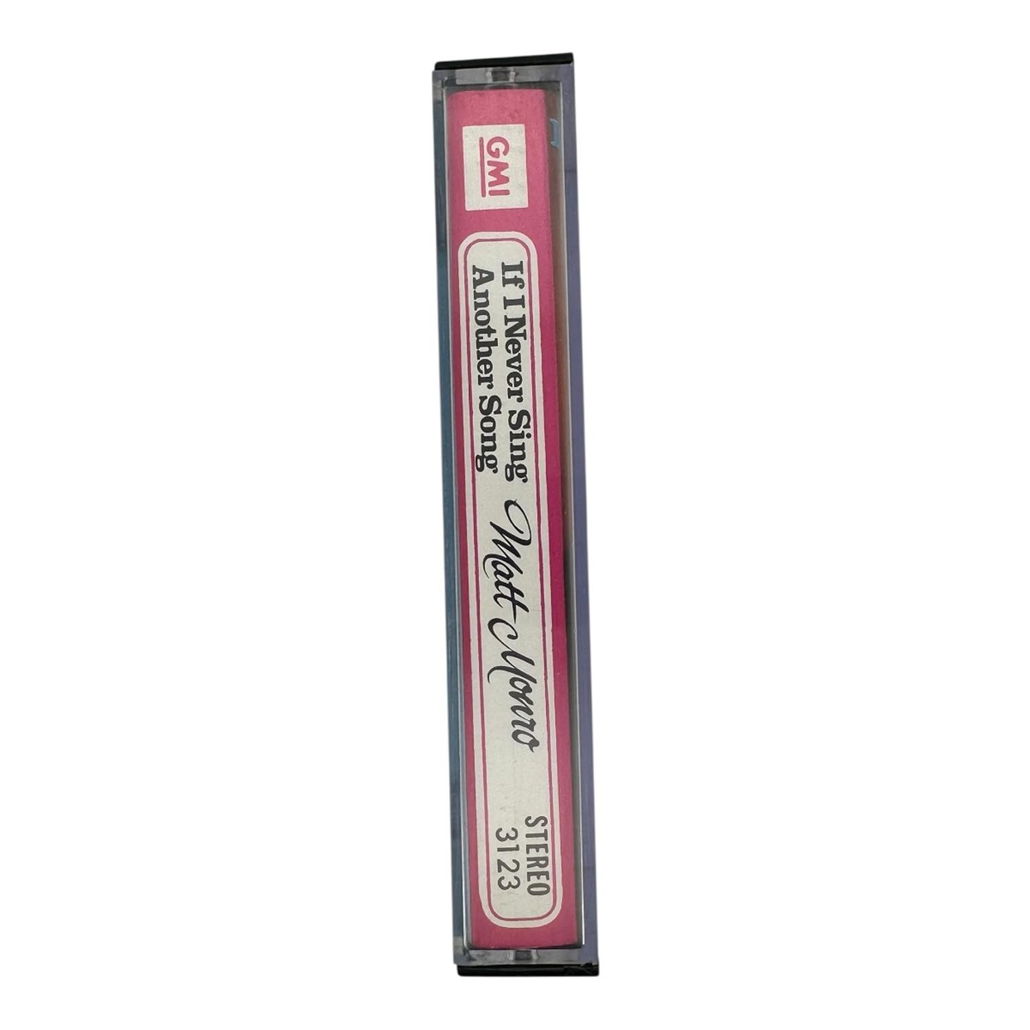 CASSETTE MATT MONRO IF I NEVER SING ANOTHER SONG NUEVO - 2