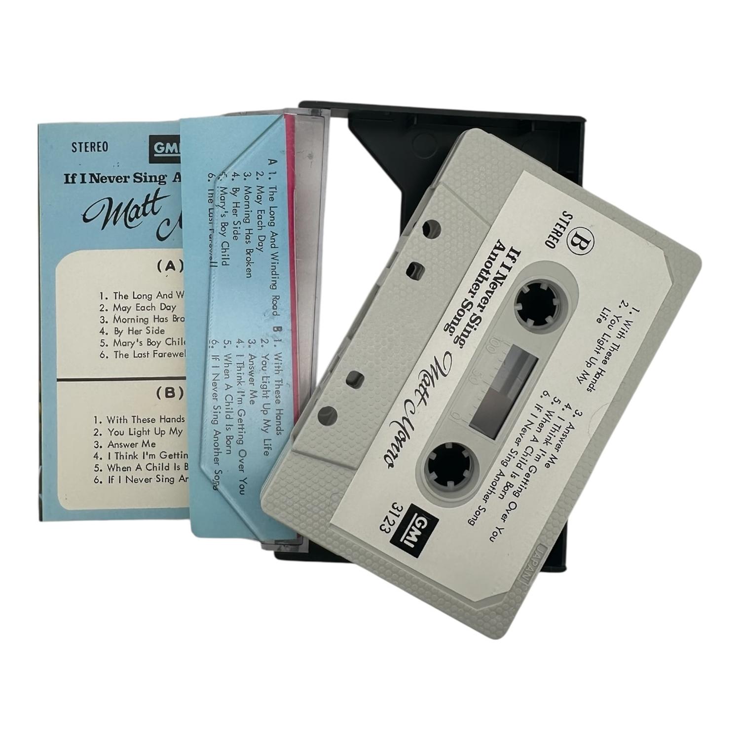 CASSETTE MATT MONRO IF I NEVER SING ANOTHER SONG NUEVO - 4