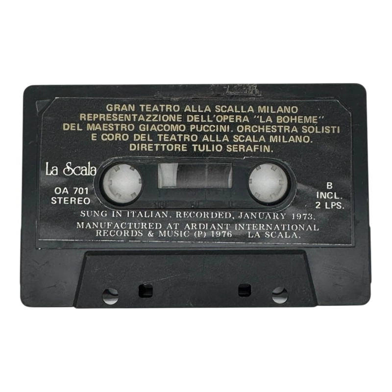 CASSETTE OPERA LA BOHEME GIACOMO PUCCINI NUEVO - 5