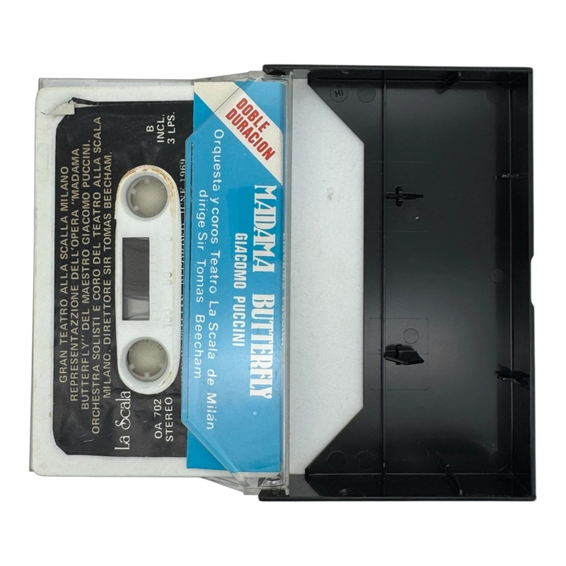 CASSETTE OPERA MADAMA BUTTERFLY GIACOMO PUCCINI NUEVO - 4
