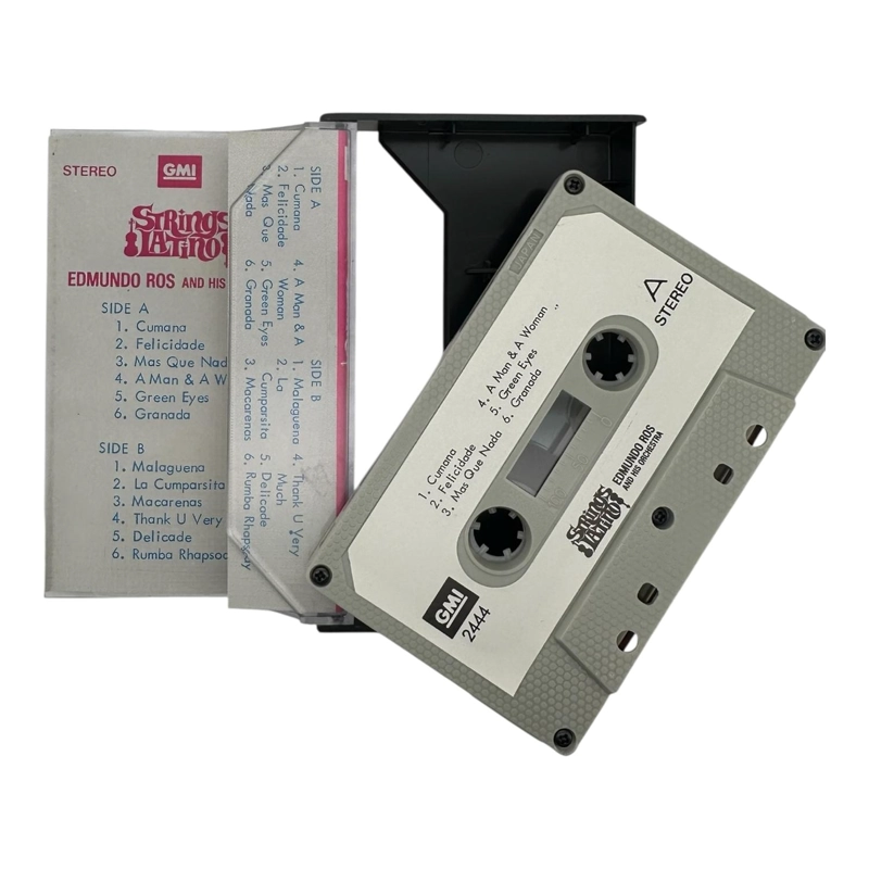 CASSETTE EDMUNDO ROS STRINGS LATINO NUEVO - 4