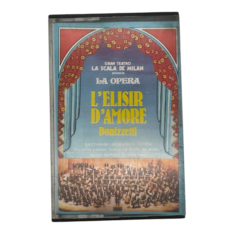 CASSETTE OPERA DONIZETTI L’ELISIR D’AMORE LA SCALA NUEVO - 1