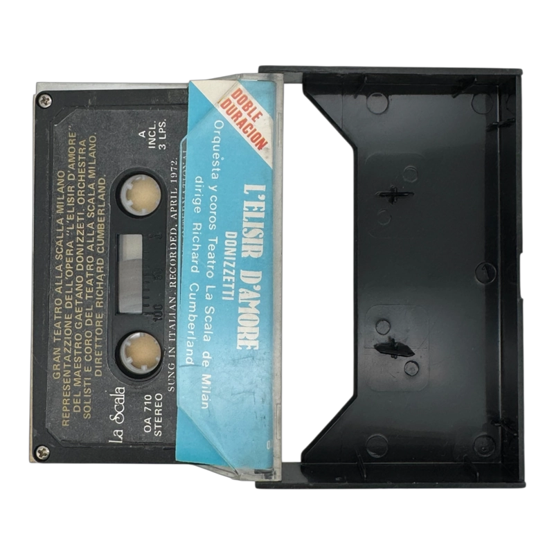 CASSETTE OPERA DONIZETTI L’ELISIR D’AMORE LA SCALA NUEVO - 4