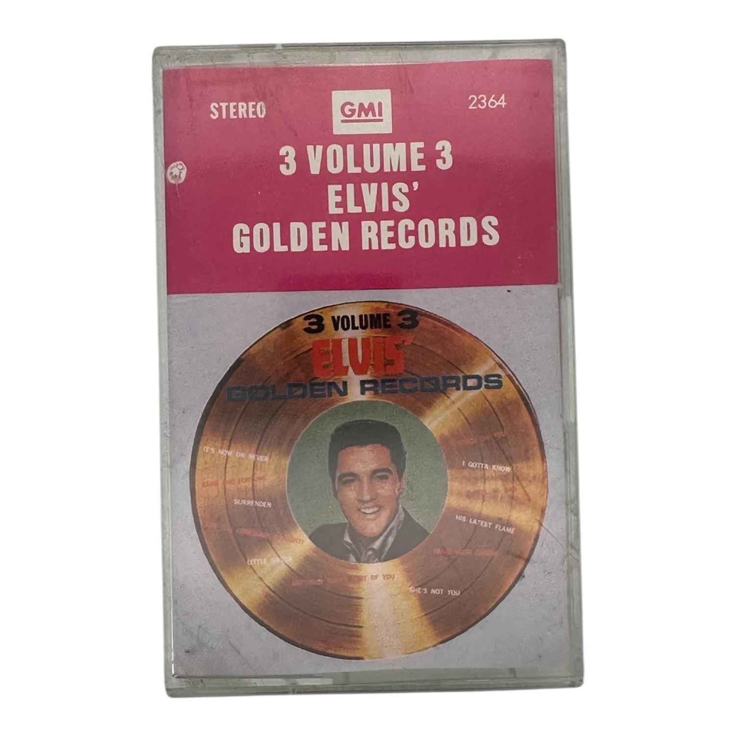 CASSETTE ELVIS PRESLEY GOLDEN RECORDS VOL 3 NUEVO - 1