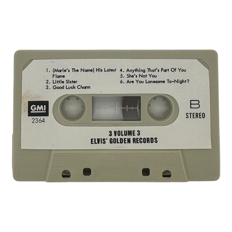 CASSETTE ELVIS PRESLEY GOLDEN RECORDS VOL 3 NUEVO - 4