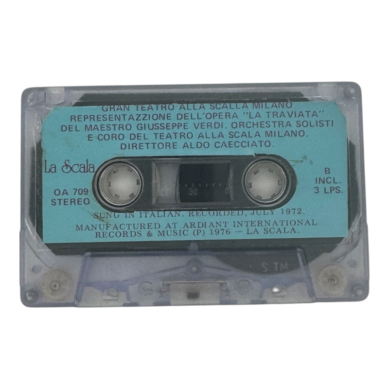CASSETTE OPERA LA TRAVIATA GIUSEPPE VERDI LA SCALA NUEVO - 5