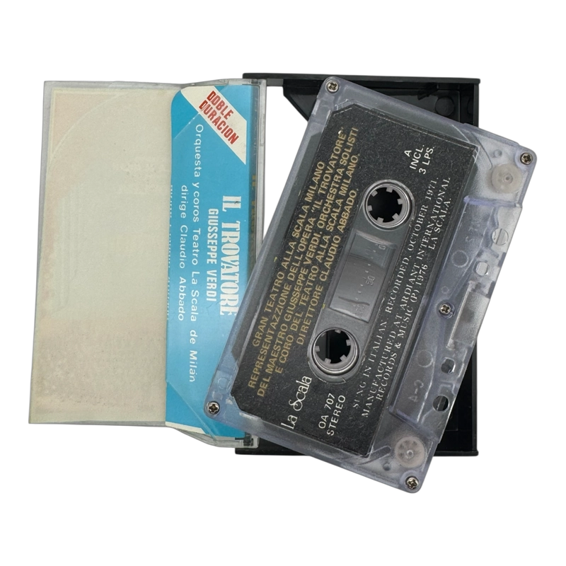 CASSETTE OPERA IL TROVATORE GIUSEPPE VERDI LA SCALA NUEVO - 4