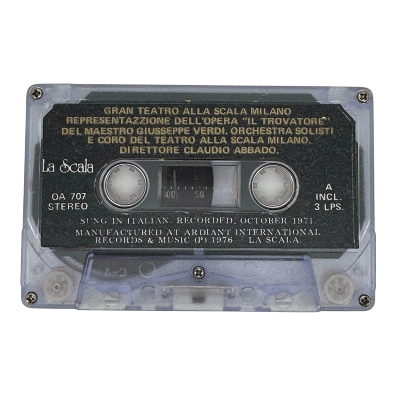 CASSETTE OPERA IL TROVATORE GIUSEPPE VERDI LA SCALA NUEVO - 5