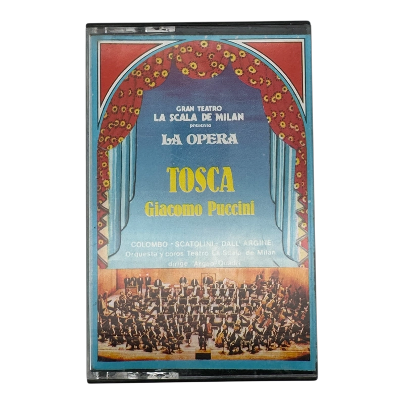 CASSETTE OPERA TOSCA GIACOMO PUCCINI LA SCALA MILAN NUEVO - 1