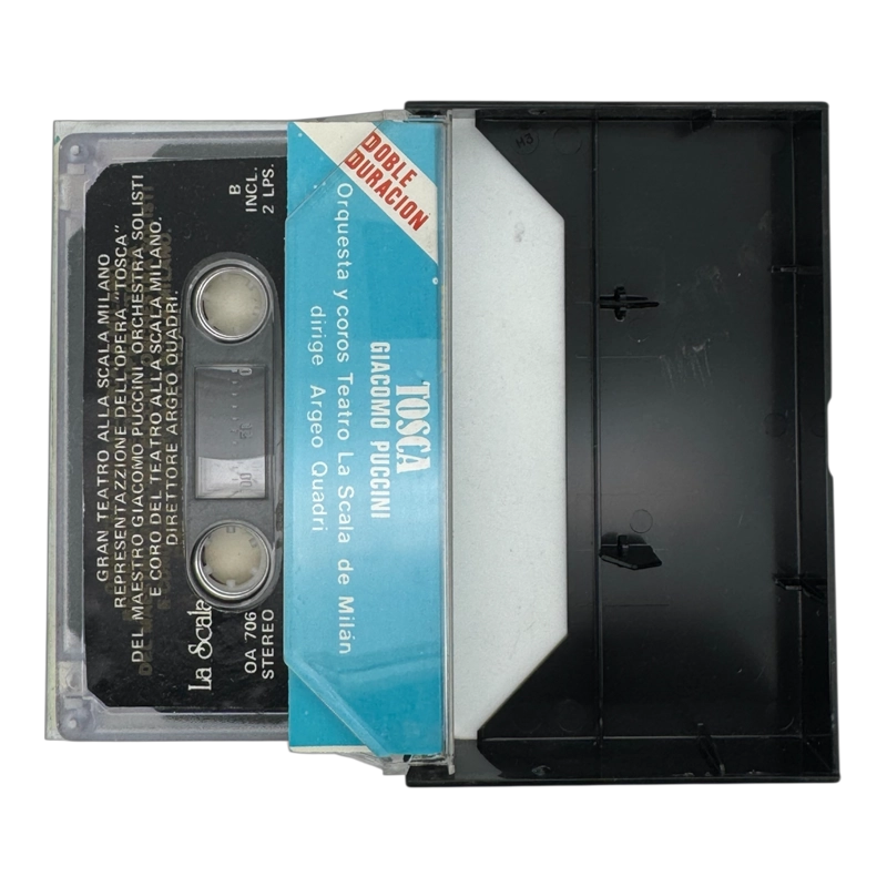 CASSETTE OPERA TOSCA GIACOMO PUCCINI LA SCALA MILAN NUEVO - 4