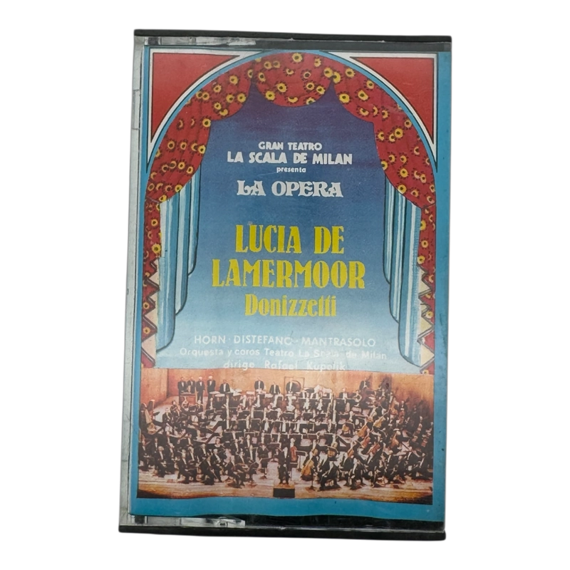 CASSETTE OPERA LUCIA DE LAMMERMOOR GAETANO DONIZETTI NUEVO - 1