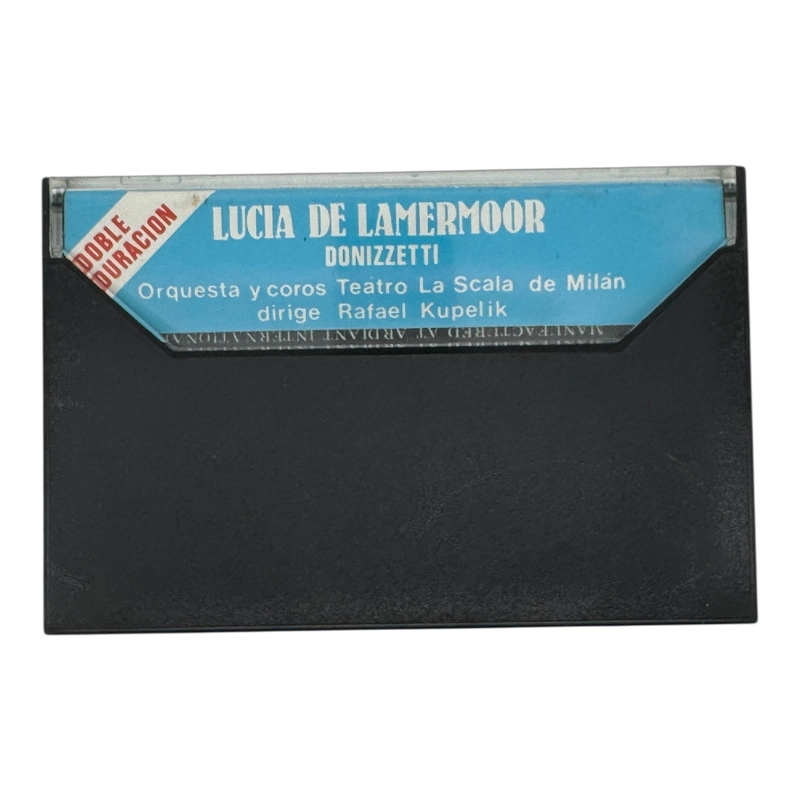 CASSETTE OPERA LUCIA DE LAMMERMOOR GAETANO DONIZETTI NUEVO - 3