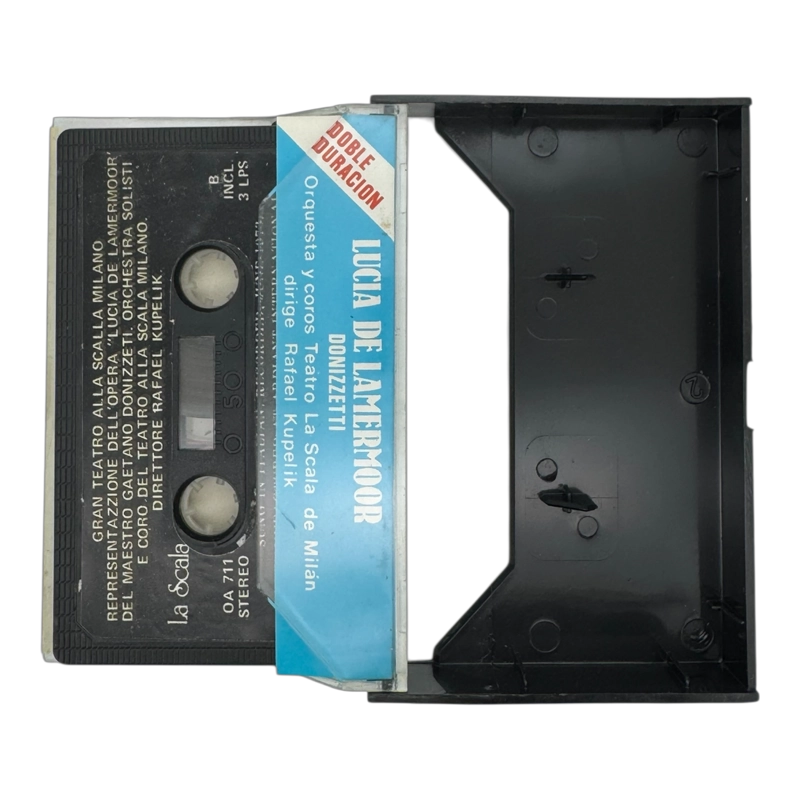 CASSETTE OPERA LUCIA DE LAMMERMOOR GAETANO DONIZETTI NUEVO - 4