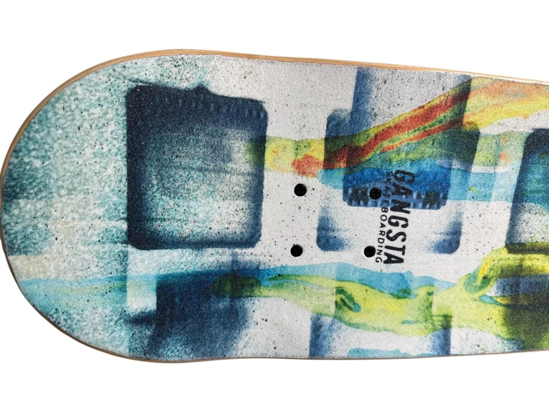 SKATE PATINETA GANGSTA LOGO 8.0 COMPLETO ARMADO - 3