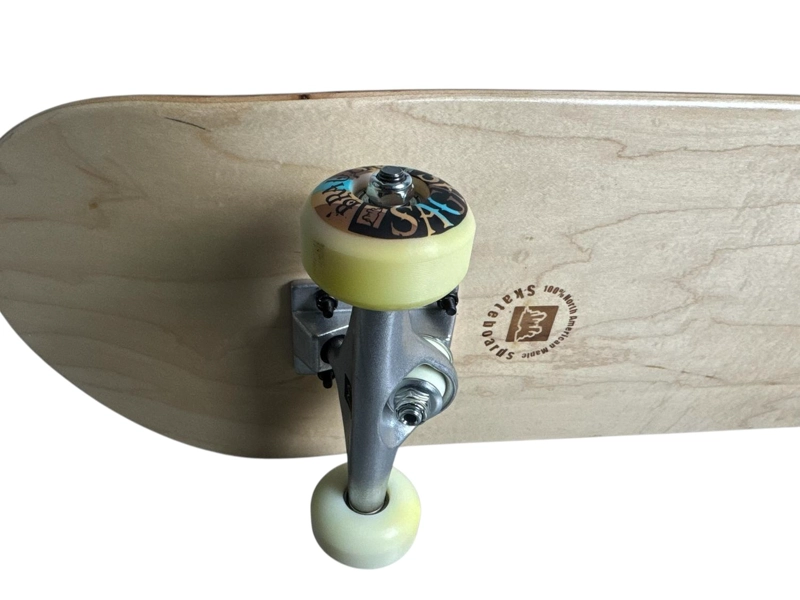 SKATE PATINETA GANGSTA LOGO 8.0 COMPLETO ARMADO - 4
