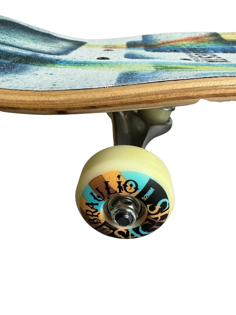 SKATE PATINETA GANGSTA LOGO 8.0 COMPLETO ARMADO - 6