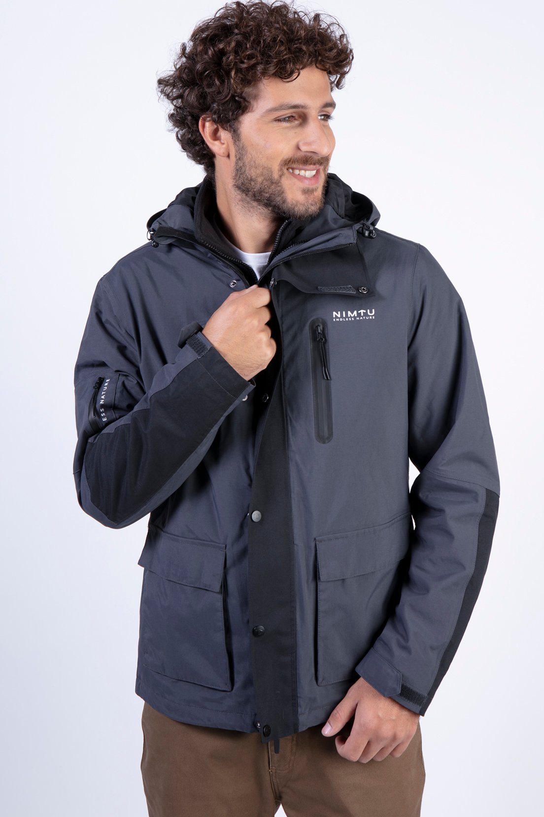 CHAQUETA URBANA 3 EN 1 VILLARRICA BLACK - 1