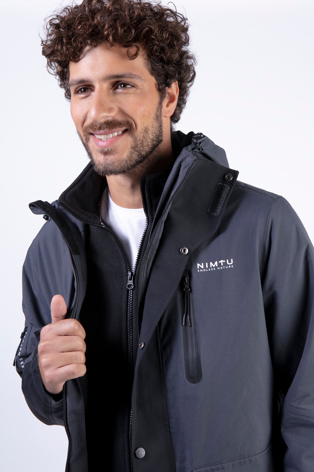 CHAQUETA URBANA 3 EN 1 VILLARRICA BLACK - 2