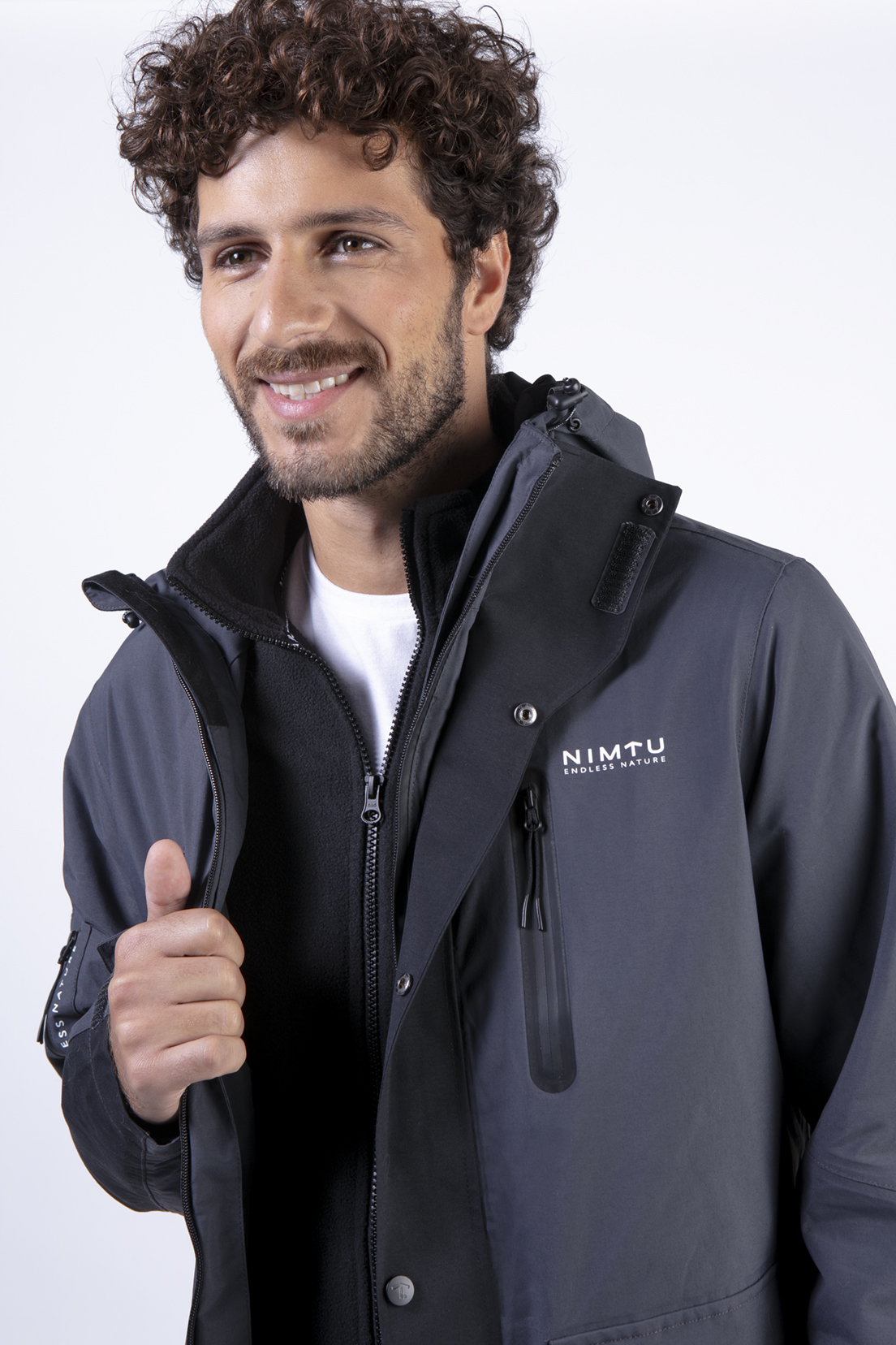 CHAQUETA URBANA 3 EN 1 VILLARRICA BLACK - 2