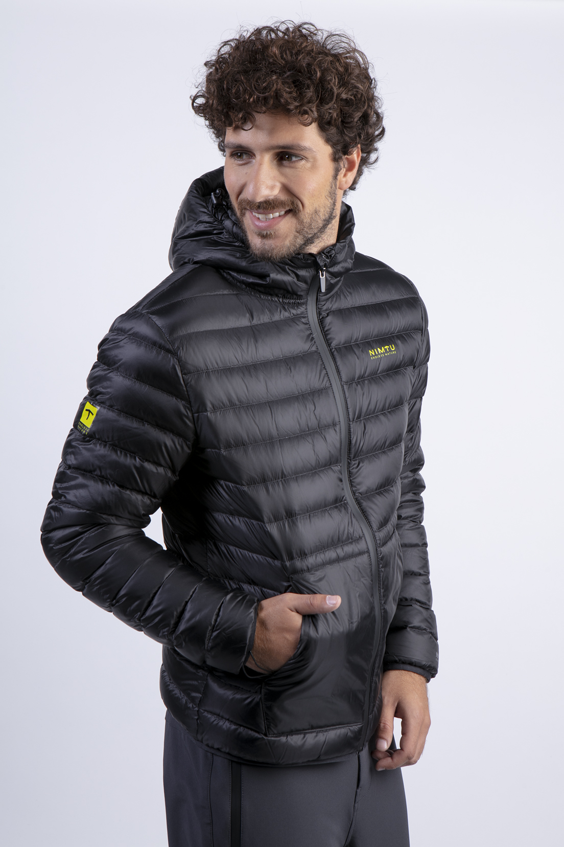 CHAQUETA PLUMA LONQUIMAY BLACK - 1
