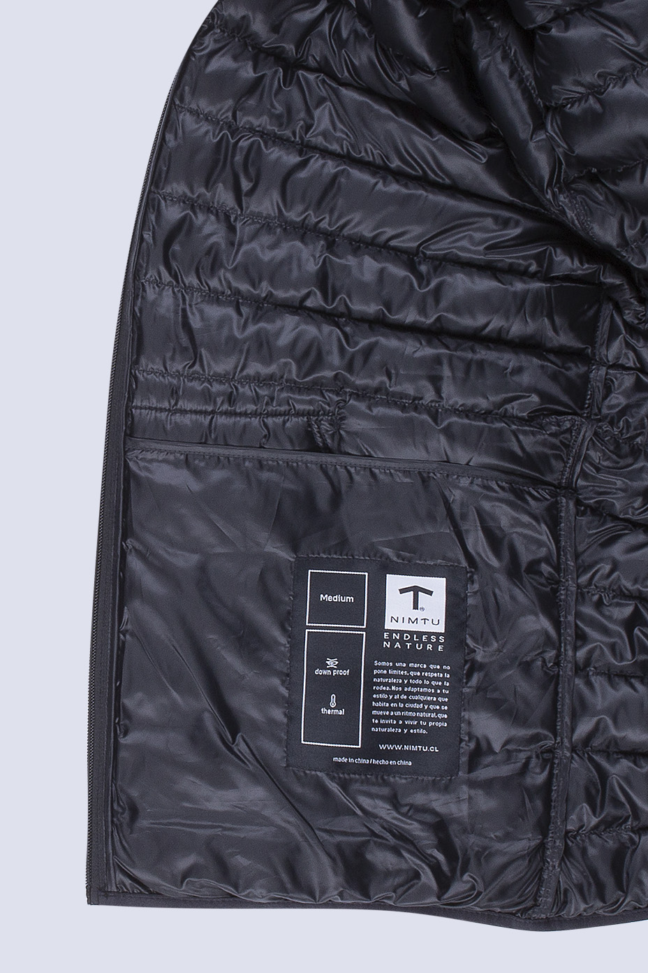 CHAQUETA PLUMA LONQUIMAY BLACK - 6