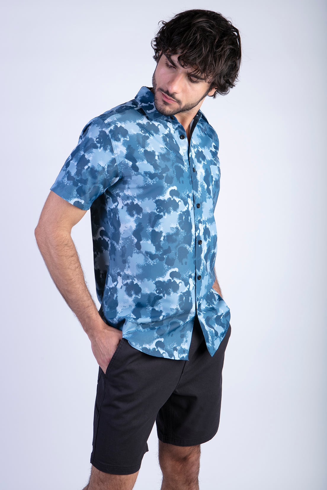 CAMISA PARVA BLUE - 1