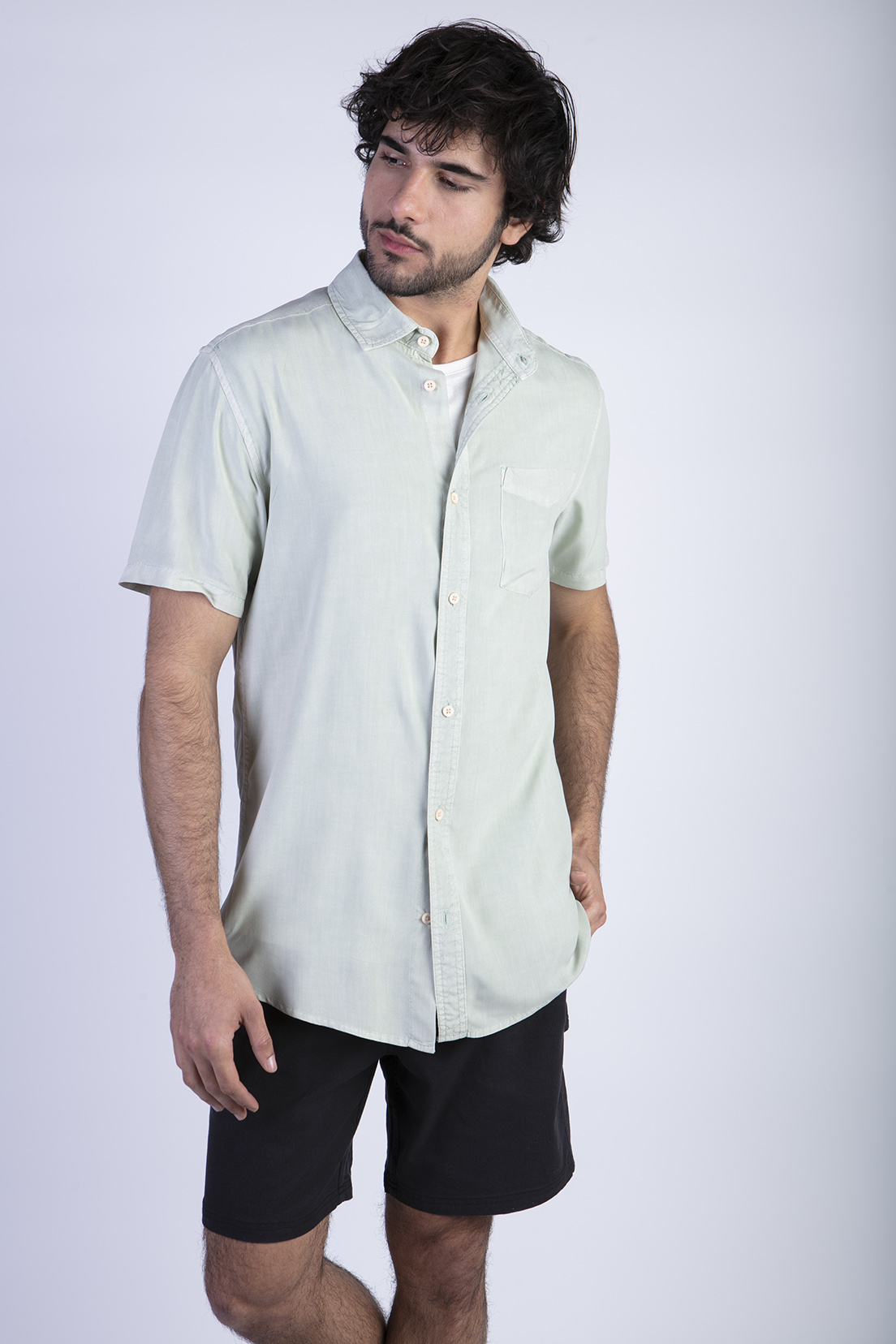 CAMISA RAPEL LT TURQUOISE - 1