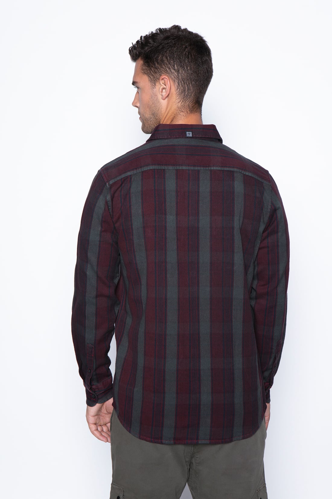 CAMISA CISNES BURGUNDY - 2