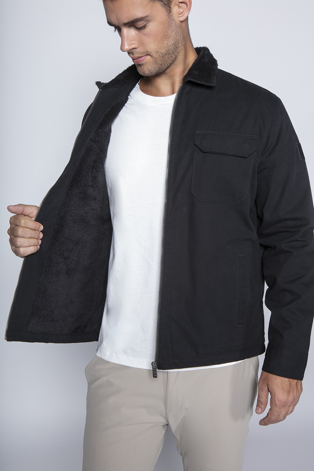 CHAQUETA TWILL MAULE BLACK - 5