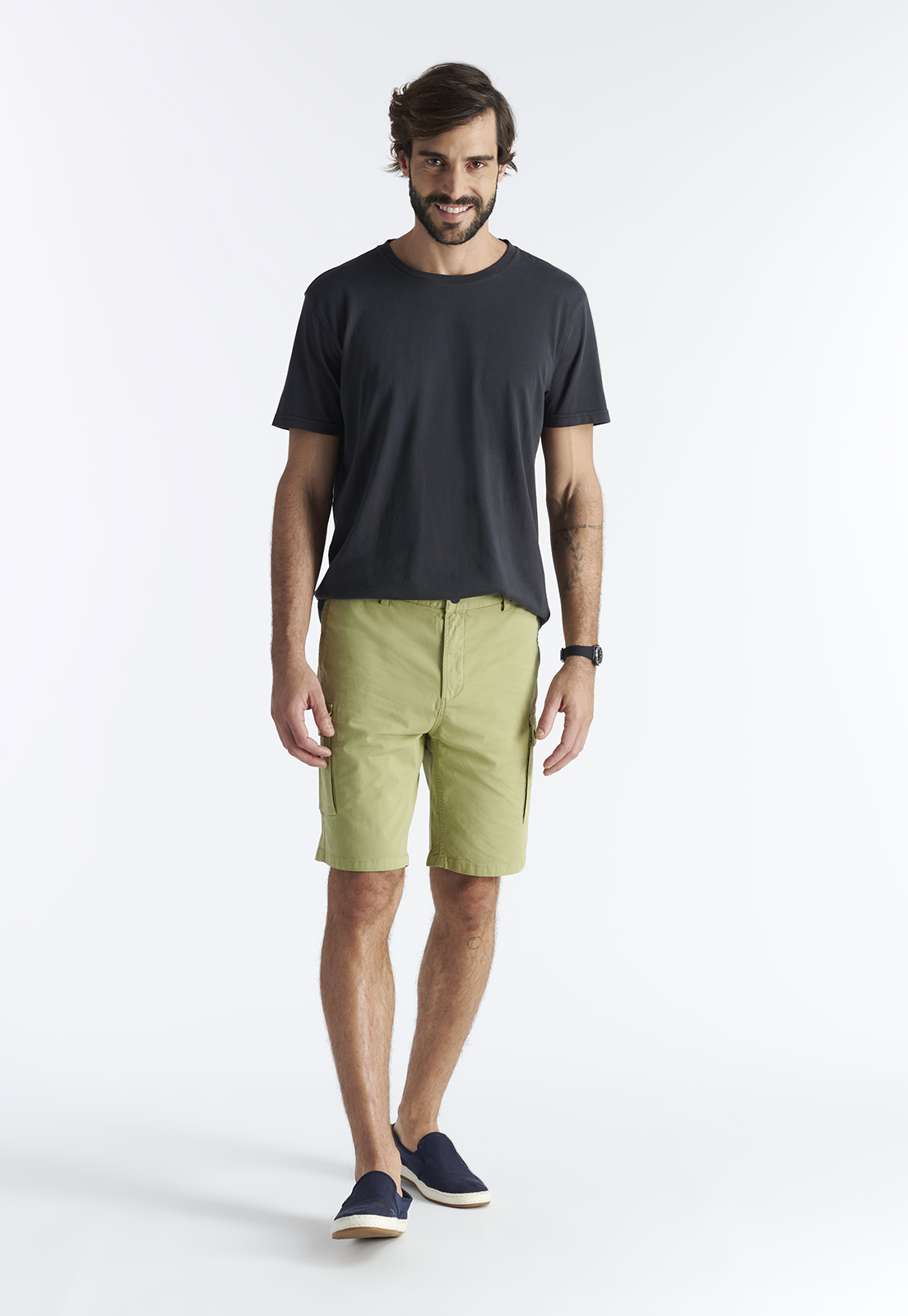 BERMUDA ALGODÓN HOMBRE NIMTU GREEN TRANCURA - 2