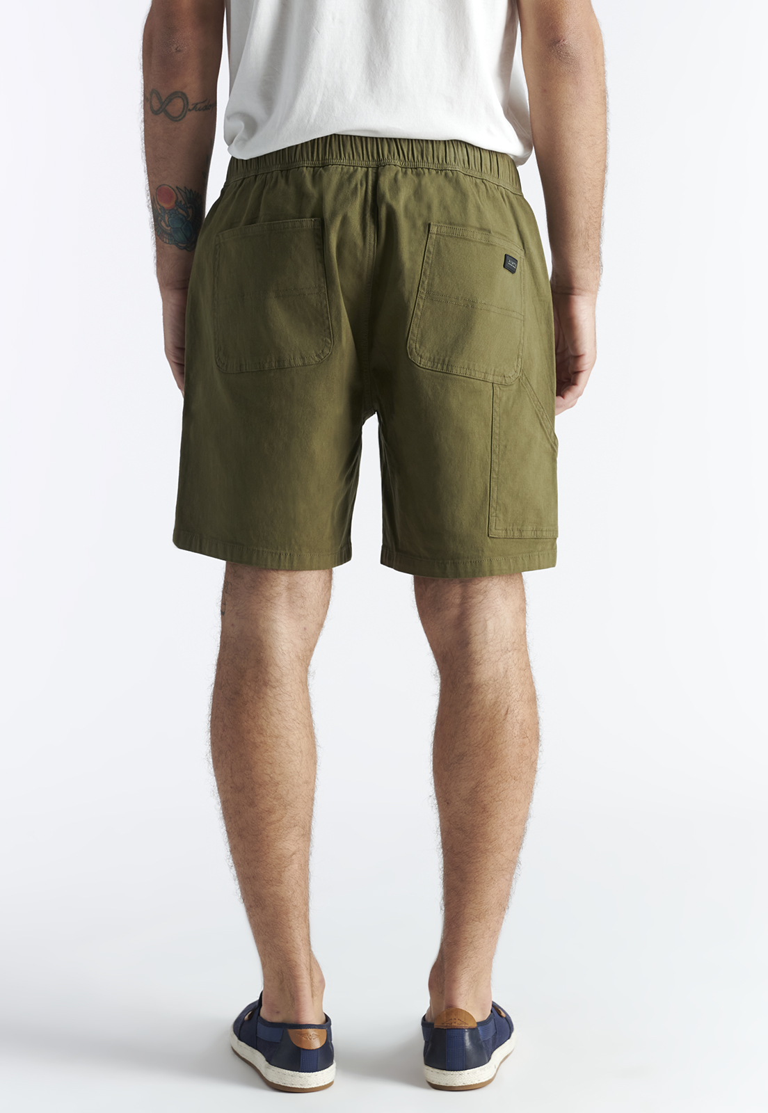 BERMUDA ALGODÓN HOMBRE NIMTU OLIVE MAULE - 4