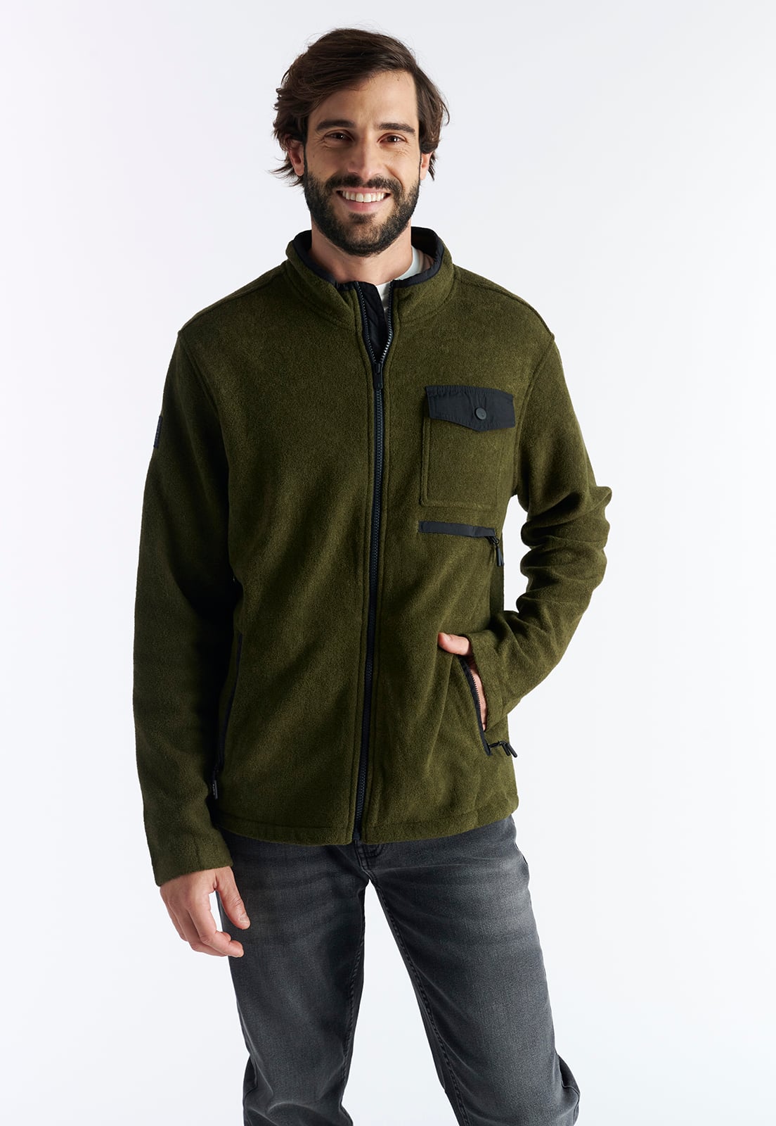 FLEECE ACONCAGUA OLIVE - 1