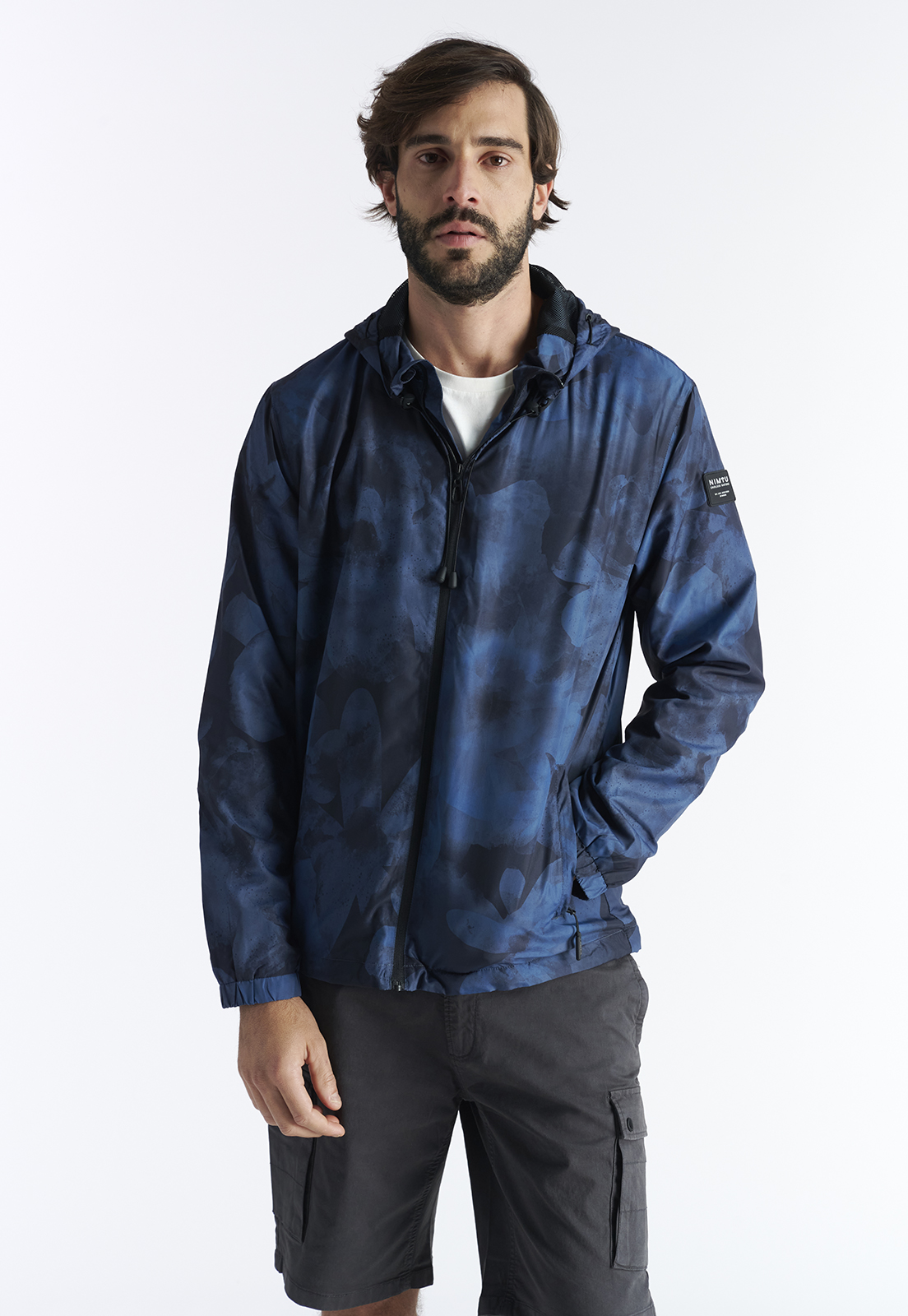 CHAQUETA CORTAVIENTO TEMU BLACK - 1