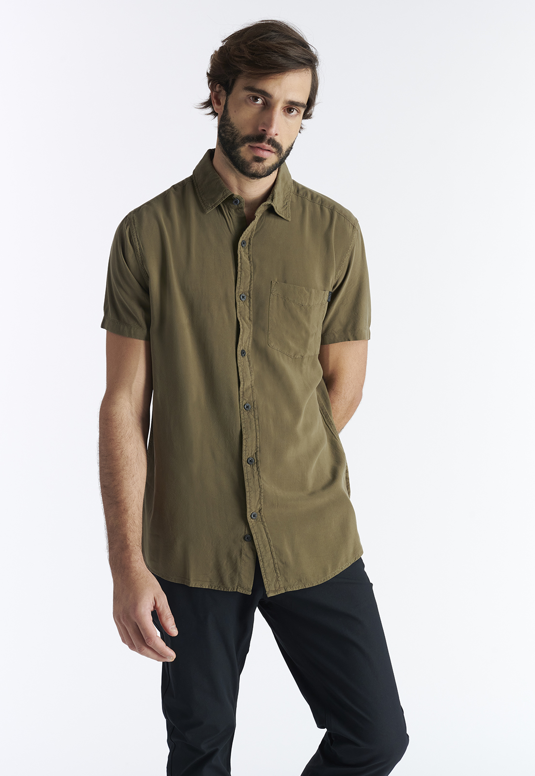CAMISA RAPEL OLIVE - 1