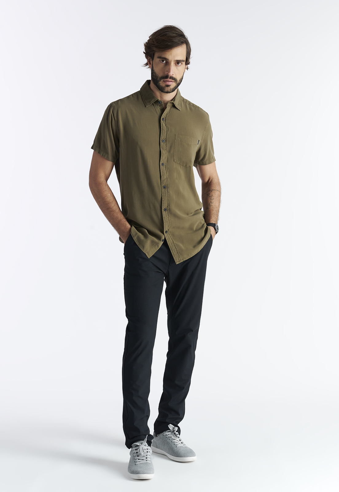 CAMISA RAPEL OLIVE - 2