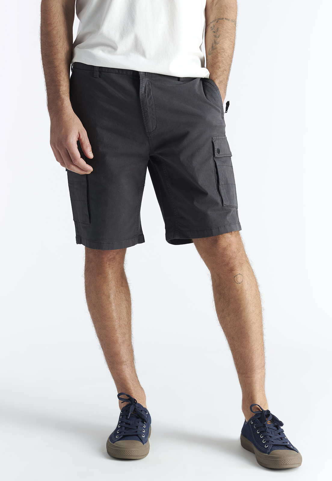 BERMUDA ALGODÓN HOMBRE NIMTU CHARCOAL TRANCURA - 1